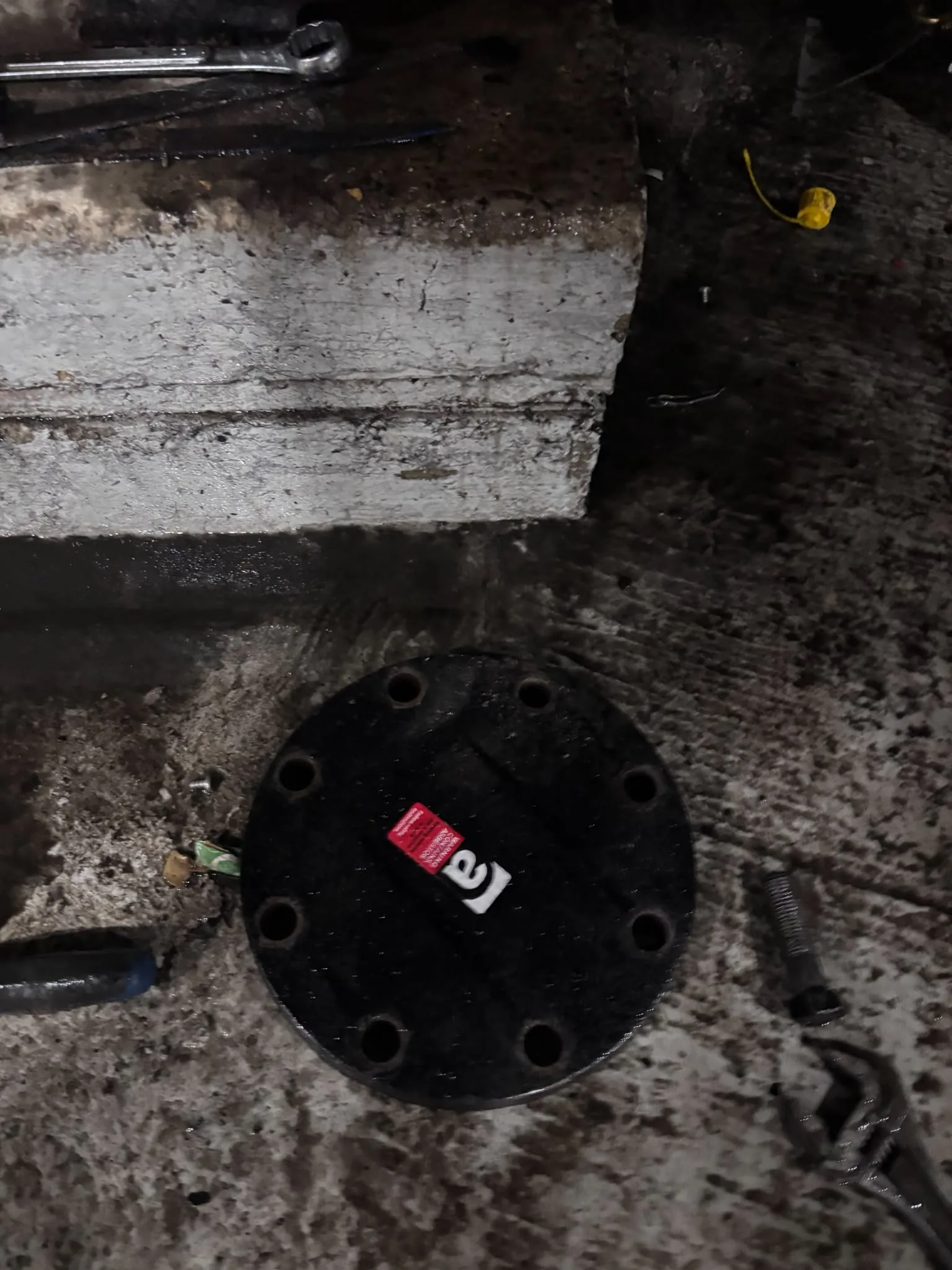 Artex scraping from a concrete ceiling during Bermondsey refurbishment